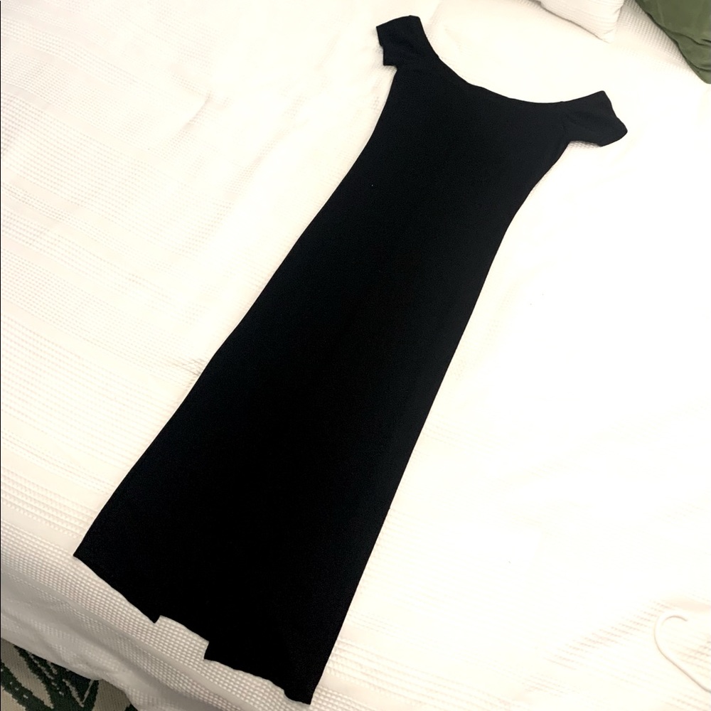 Cap Sleeve black holiday dress NEW